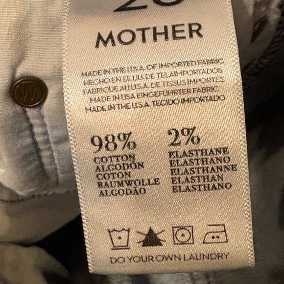 MOTHER the looker Women's Skinny Jeans in Blue - Picture 3 of 4